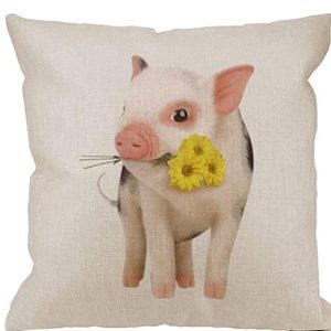 Pig Throw Pillow